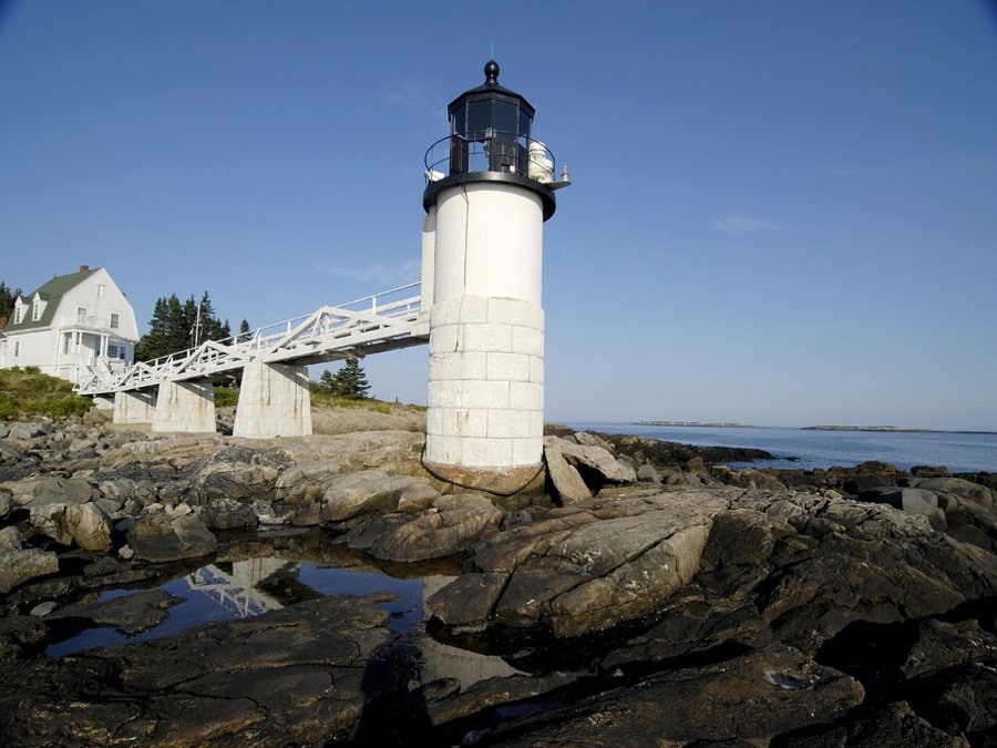 Marshall Point Lighthouse near Point Clyde Maine