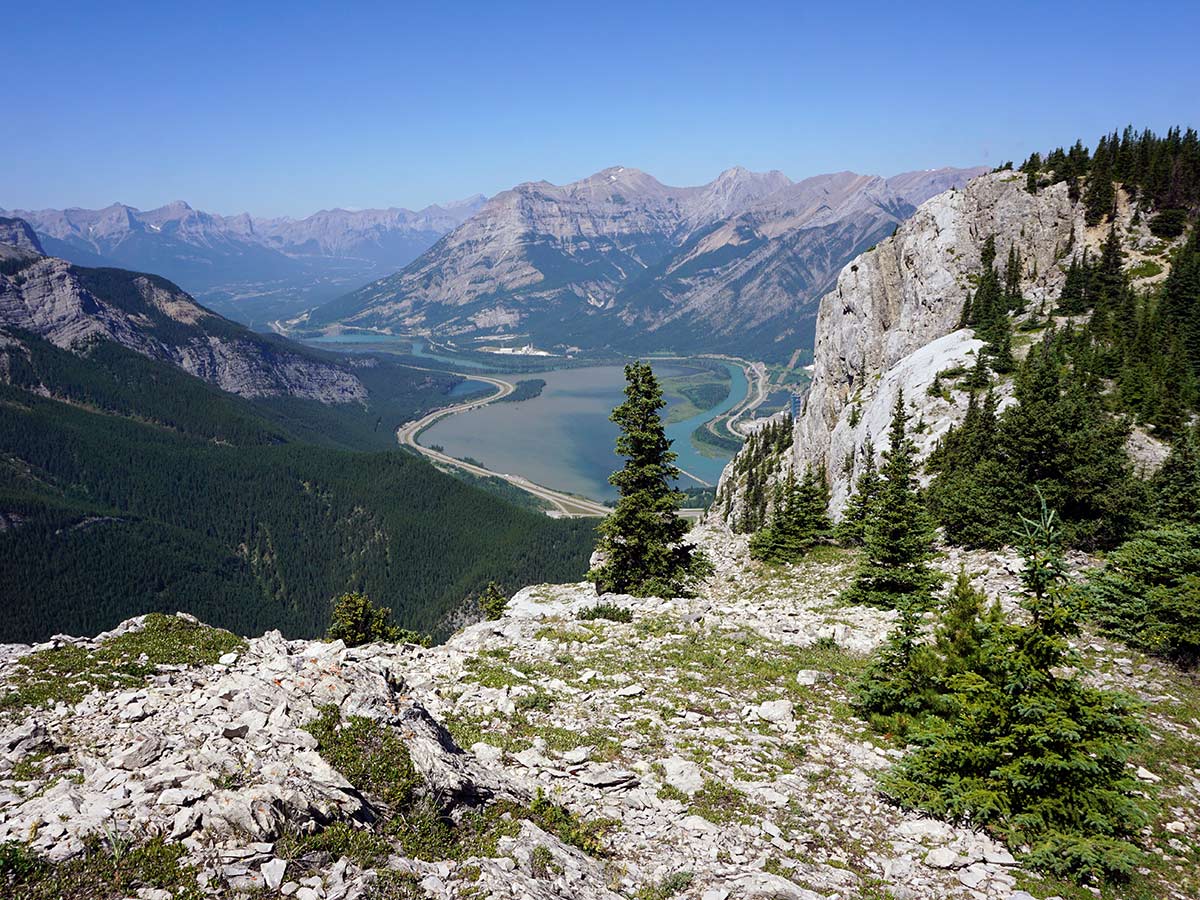 Bow Valley from the Heart Mountain Horseshoe Hike in Canmore, Alberta