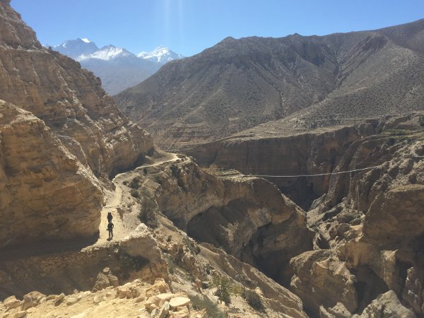 En route to Samar while on the Upper Mustang Trail
