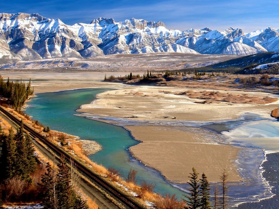 Include visiting Athabasca River in your trip to Jasper National Park