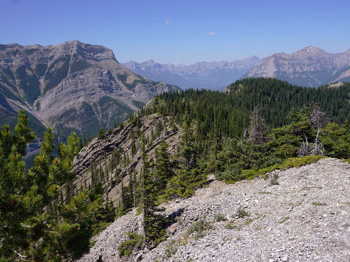 Views from the Heart Mountain Horseshoe Hike in Canmore, Alberta