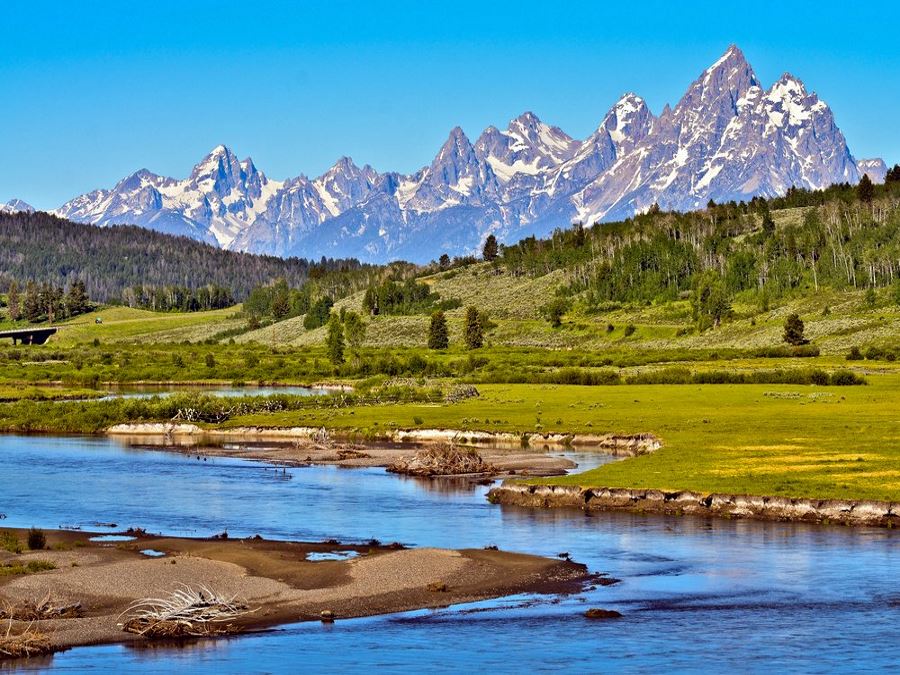 Grand Tetons offers some of the best hiking trails in Western America