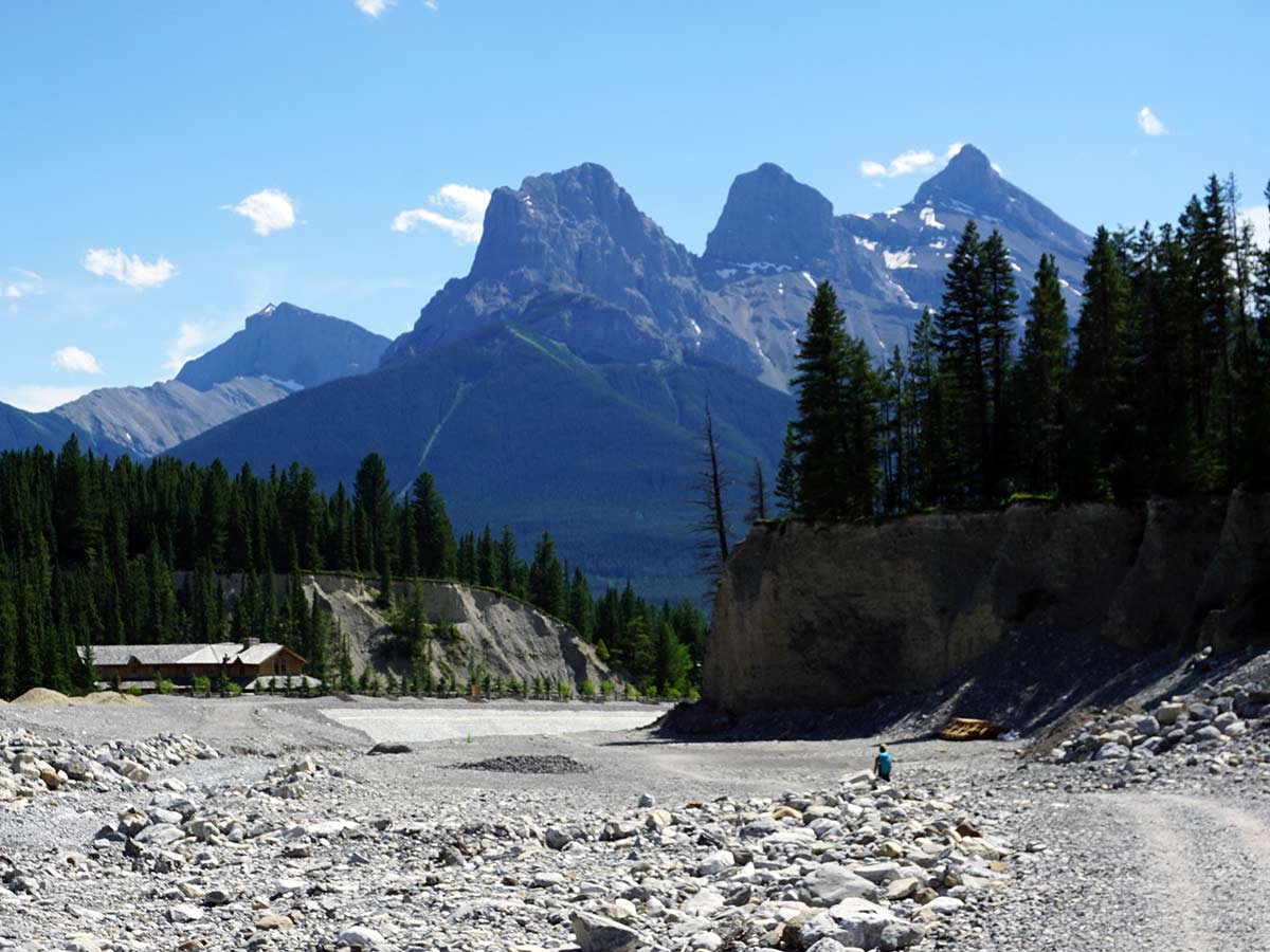 Views from Cougar Creek on the Lady MacDonald Tea House Hike from Canmore, Alberta