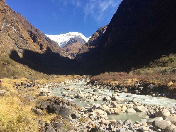 Valley on the Annapurna Basecamp trail