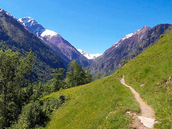 Scenery from the Klamsee hike in Zell am See and Kaprun Valley, Austria