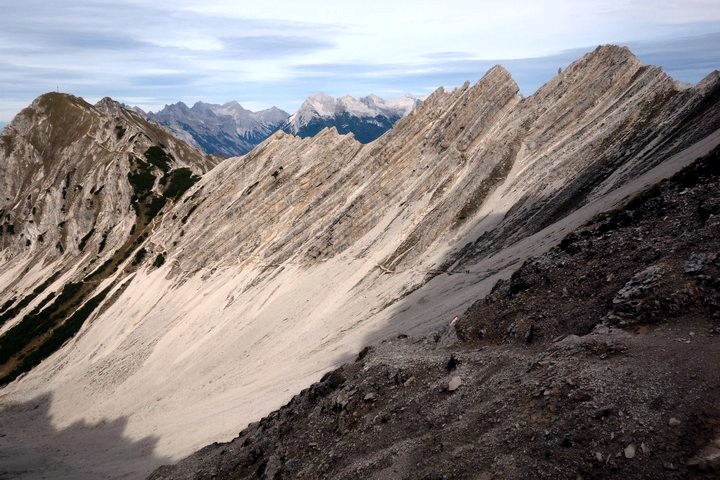 Reither Spitze trail in Innsbruck, Austria