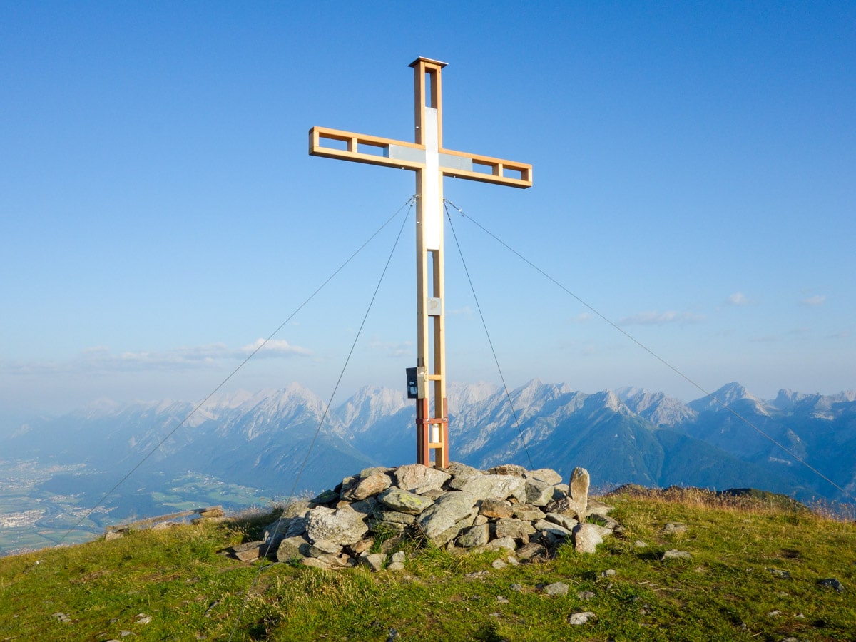 Views from Kuhmesser on the Kellerjoch Loop Hike in Innsbruck, Austria