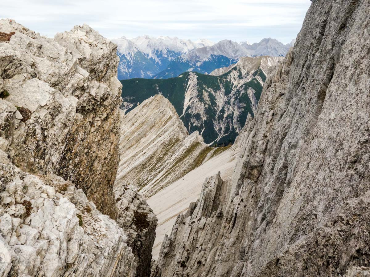 Alpine atmosphere on the Reither Spitze Hike in Innsbruck, Austria