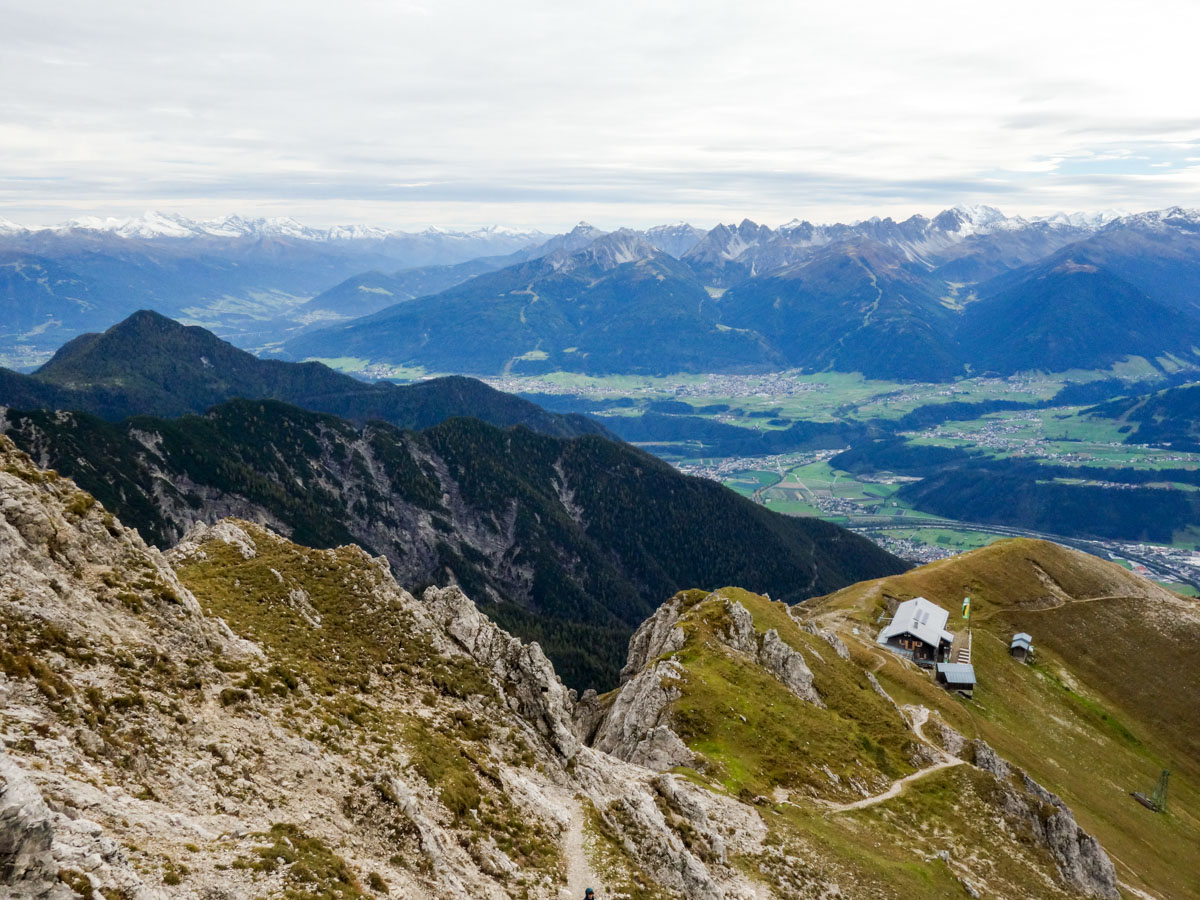 Vista from the Reither Spitze Hike in Innsbruck, Austria