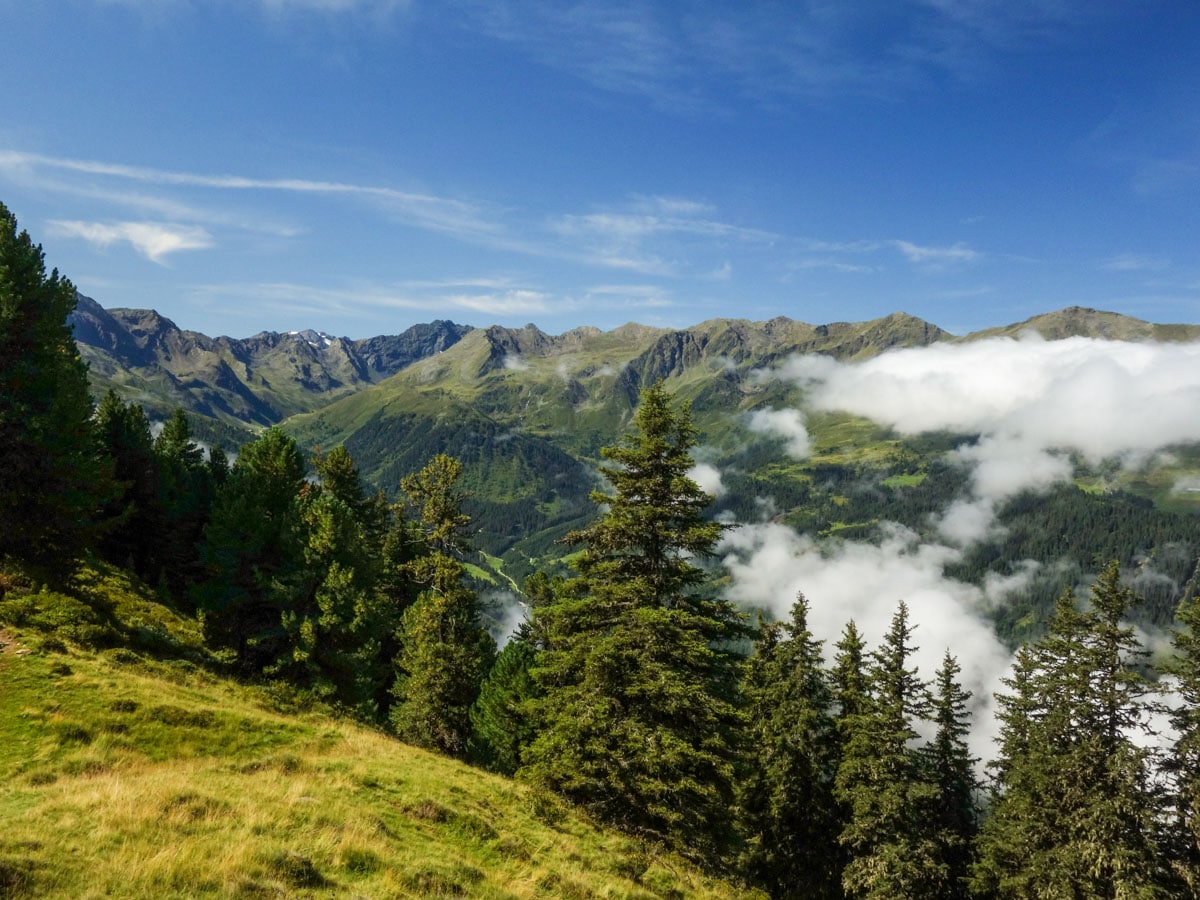 Stubai Alps on the Schaflegerkogel Loop Hike in Innsbruck, Austria