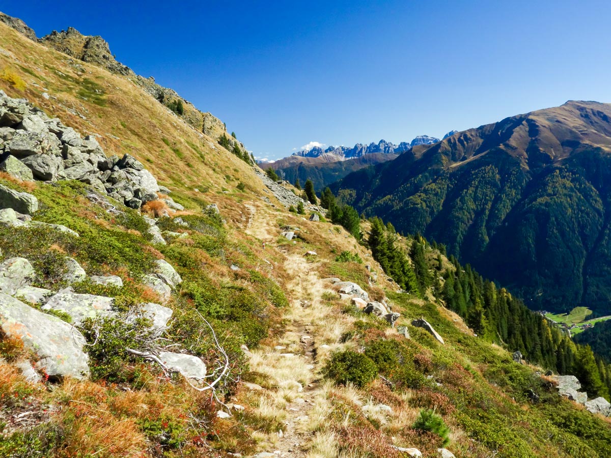 Trail of Sellraintaler Höhenweg Hike in Innsbruck, Austria