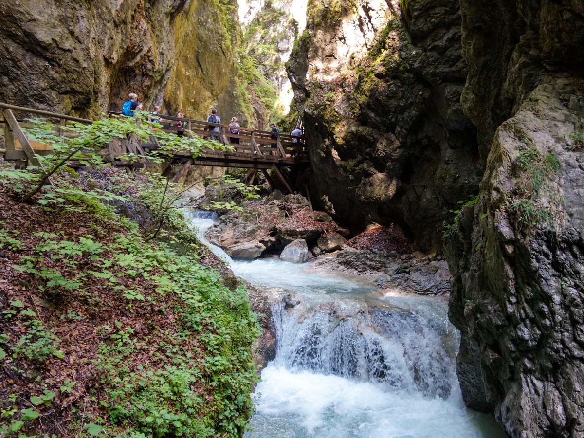 Stunning views on the Wolfsklamm Hike in Innsbruck, Austria