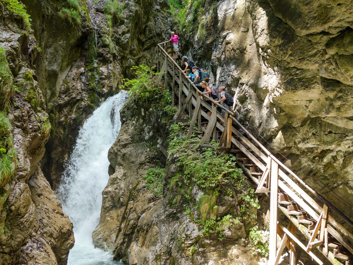 Trail of the Wolfsklamm Hike in Innsbruck, Austria