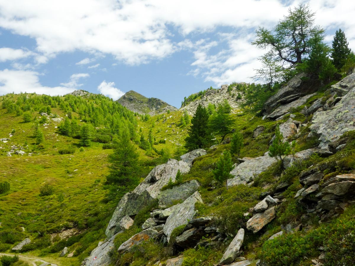 Optional peak Viggarspitze on the Zirbenweg Hike in Innsbruck, Austria