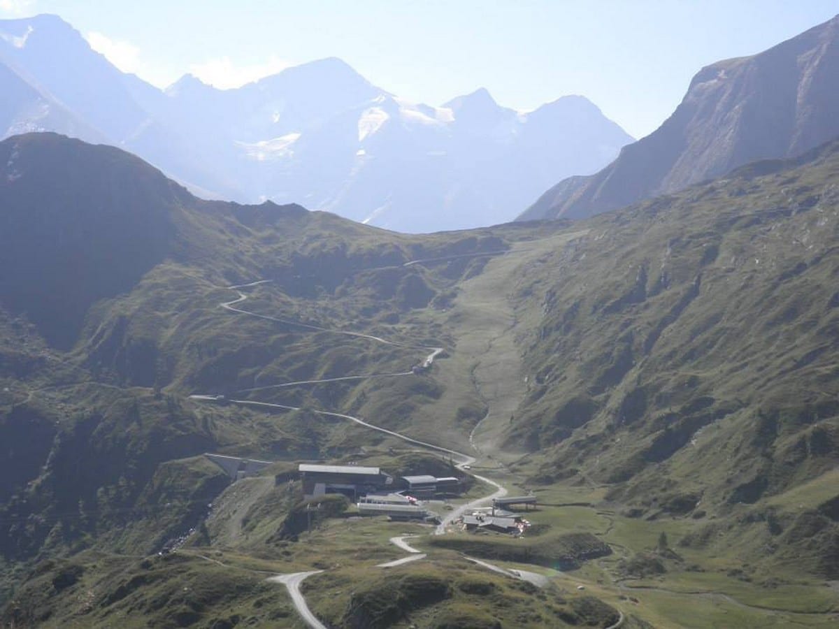 Ski area view from the Alexander-Enzinger Trail Hike in Zell am See - Kaprun, Austria