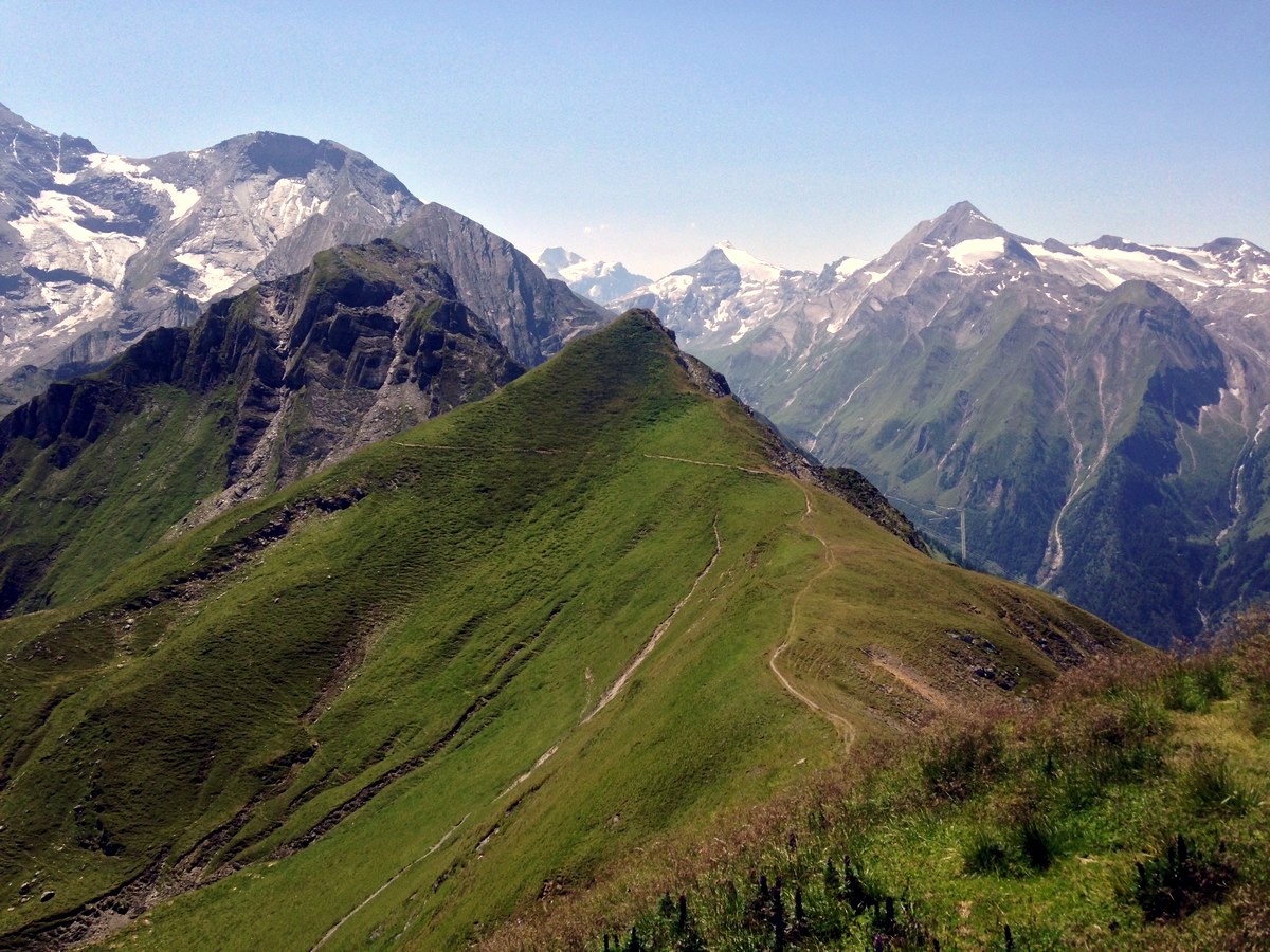 Views from the peak on the Imbachhorn Hike in Zell am See - Kaprun, Austria