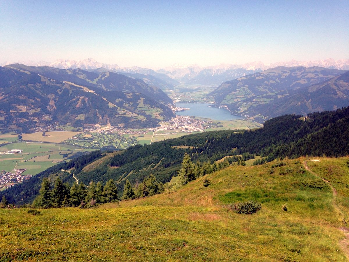 Zell am See from the Imbachhorn Hike in Zell am See - Kaprun, Austria