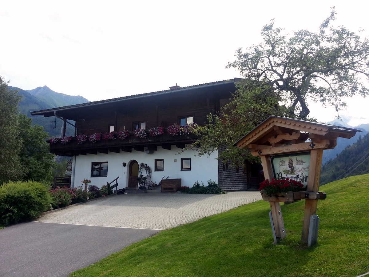 Traditional Austrian farm on the Maiskogel Forest Route Hike in Zell am See - Kaprun, Austria