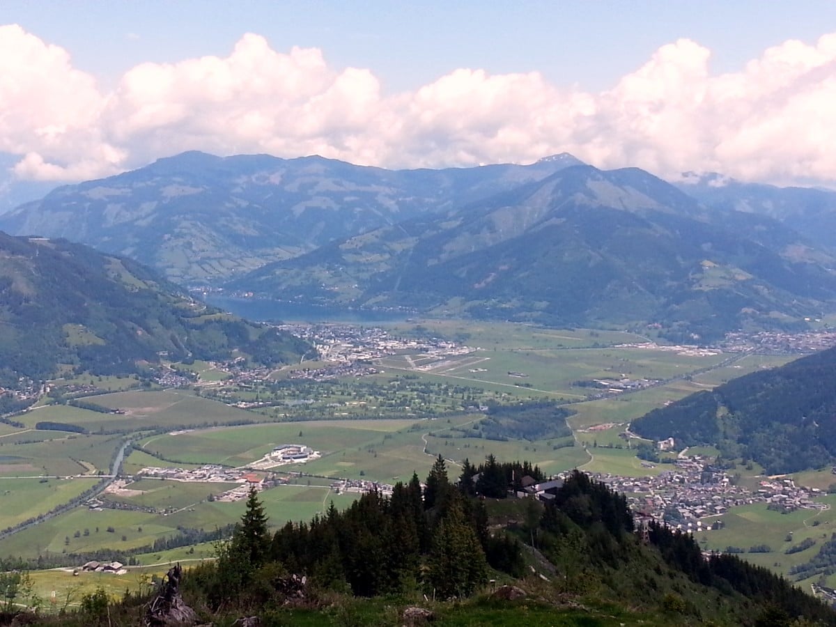 Panorama on the Maiskogel Forest Route Hike in Zell am See - Kaprun, Austria