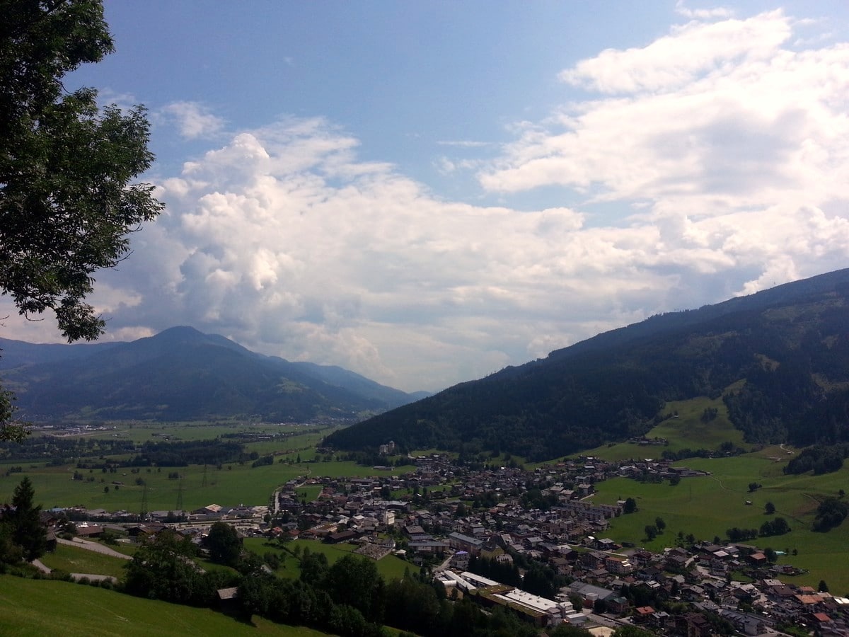 Kaprun view from the Maiskogel Forest Route Hike in Zell am See - Kaprun, Austria