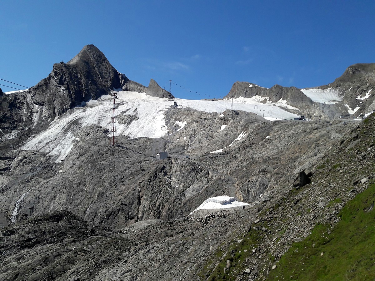 Ski resort Kitzsteinhorn on the Glacier lake & Gaisstein Hike in Zell am See - Kaprun, Austria