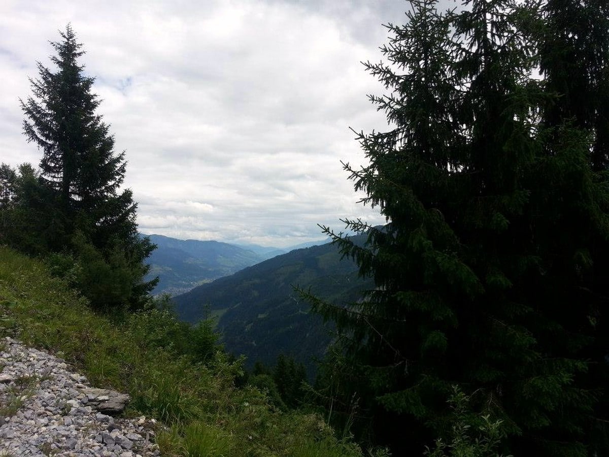 Kaprun from Jetzbachsteig on the Glocknerblick via Jetzbachsteig Hike in Zell am See - Kaprun, Austria