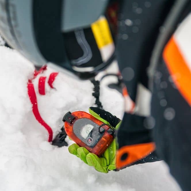 Avalanche beacon is an important safety tool for hikers in winter
