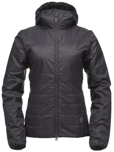Black Diamond Access Hoody for women is one of our favorite mid-weight mid-layers