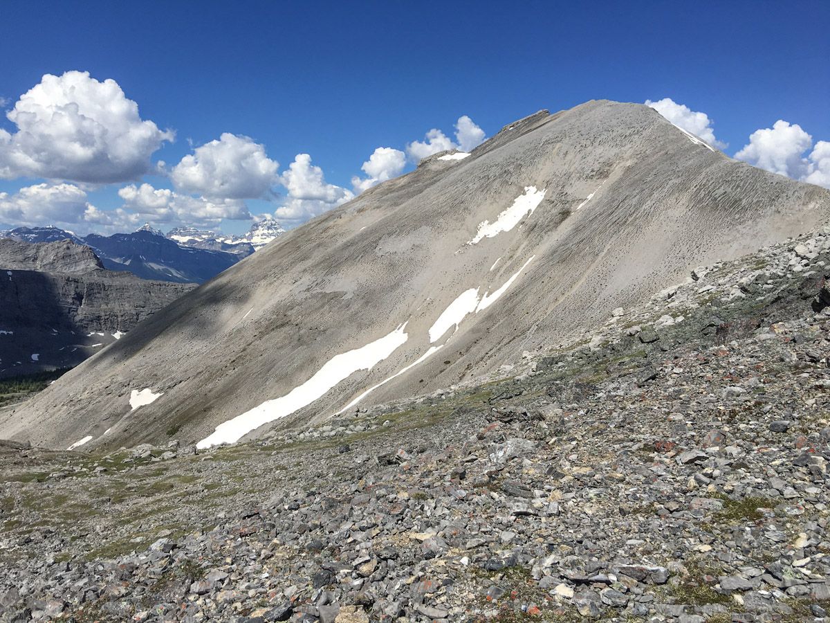 Approaching the pass on the Buller Pass Hike from Smith-Dorrien Trail in Kananaskis, near Canmore