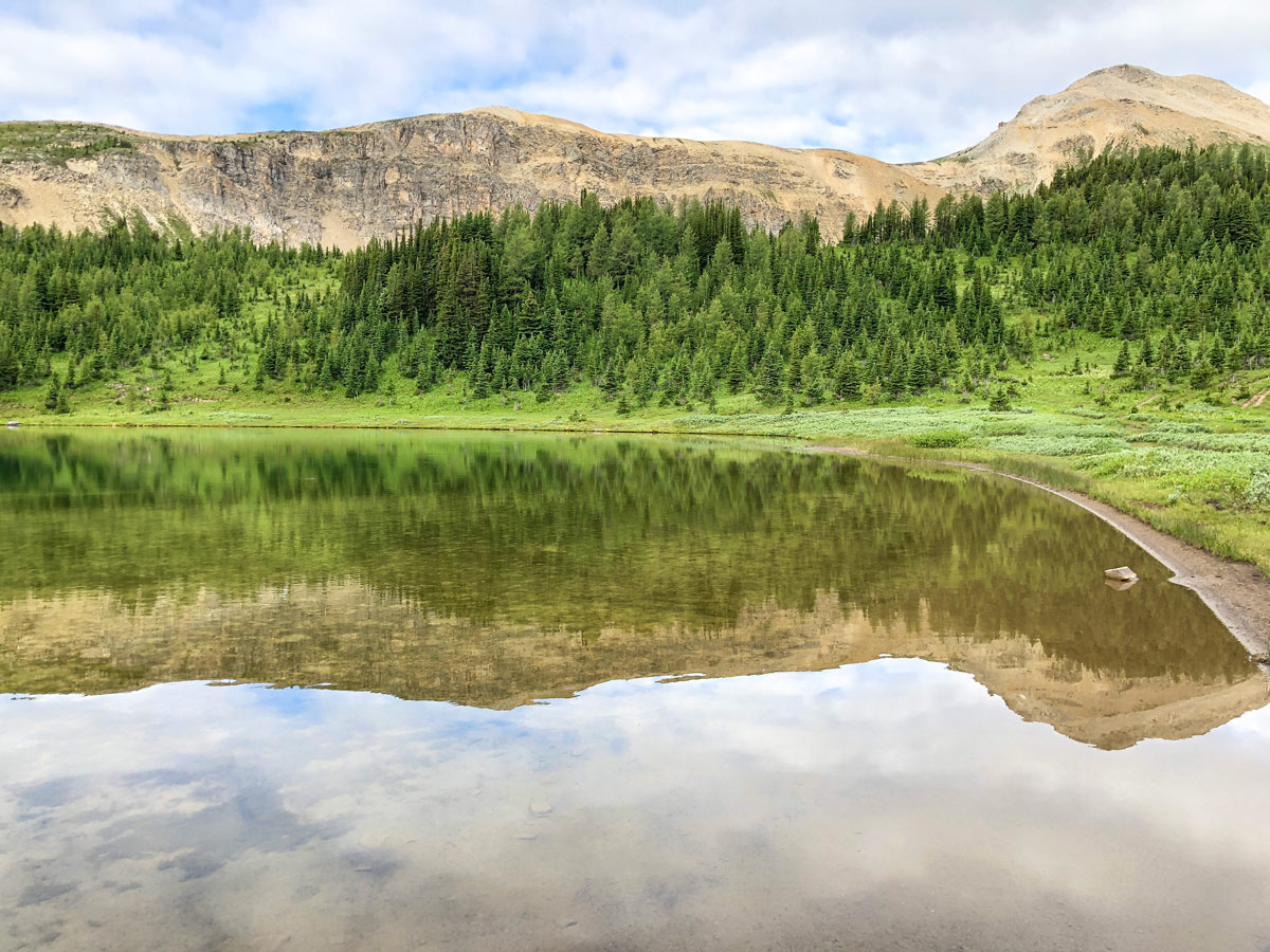 Howard Douglas Lake on the Citadel Pass Hike in Banff National Park