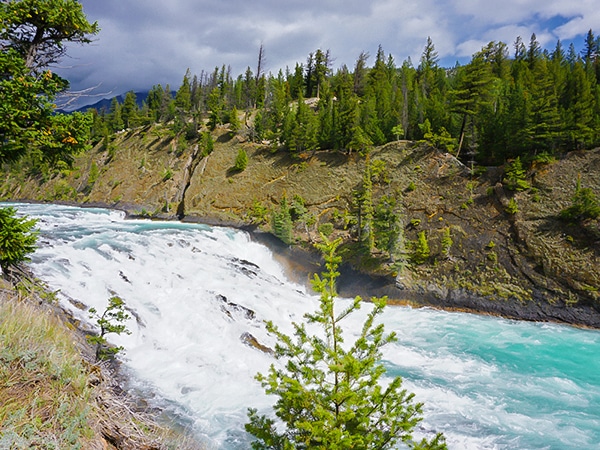 Trail of the Banff Bow River to Bow Falls to Banff Springs hike in Banff, Alberta