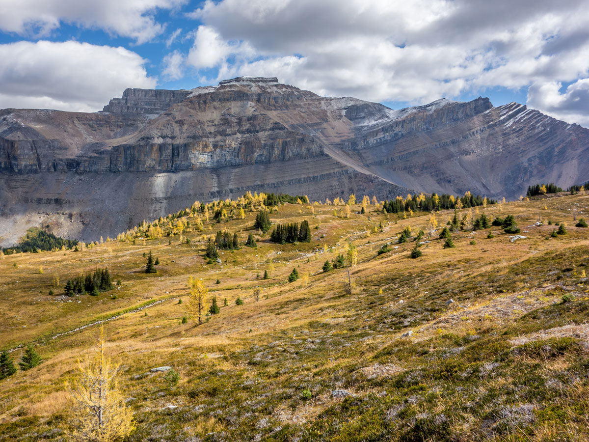 Mount Redoubt on the Hidden Lake Hike from Lake Louise in Banff National Park