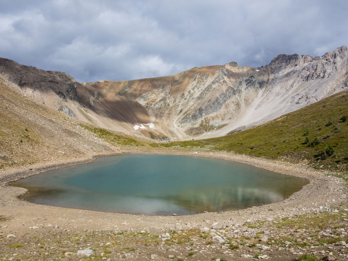 Views north on the Bourgeau Lake / Harvey Lake / Harvey Pass Hike in Banff, Alberta