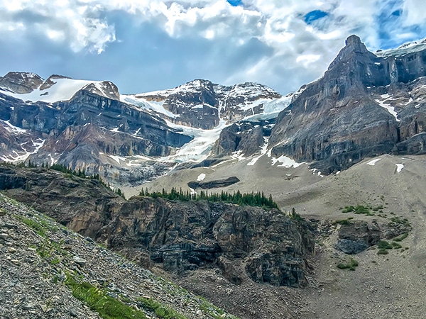 Trail of the Stanley Glacier hike in Banff National Park, Alberta