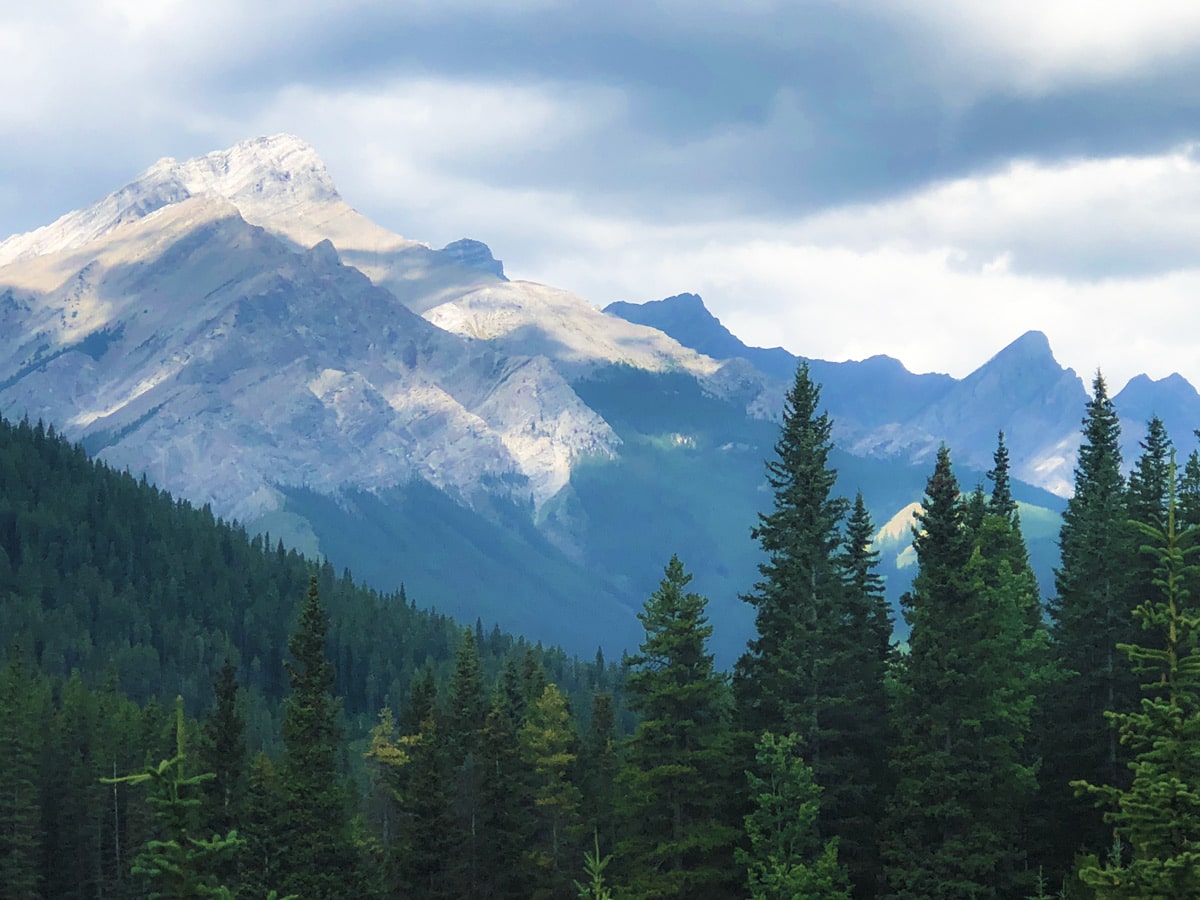 Cascade Mountain from the Stoney Squaw Hike near Banff, Alberta