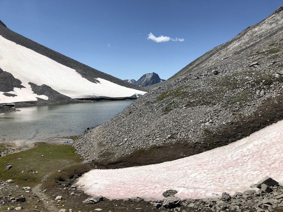 Trail to the Upper Tarn on the Rummel Pass Hike near Smith-Dorrien Trail in Kananaskis, near Canmore