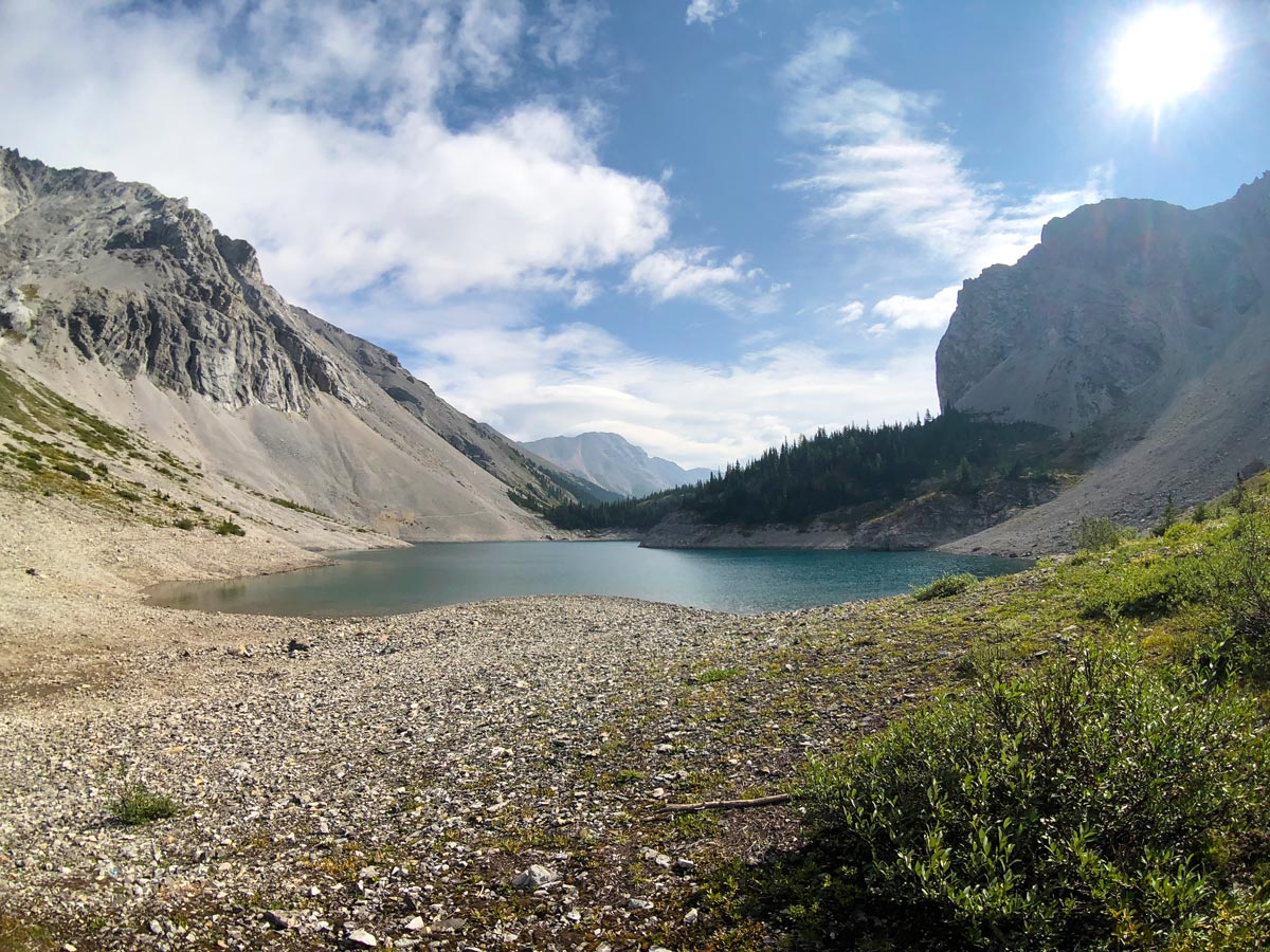 Looking on the Lillian and Galatea Lakes Hike in Kananaskis, near Canmore