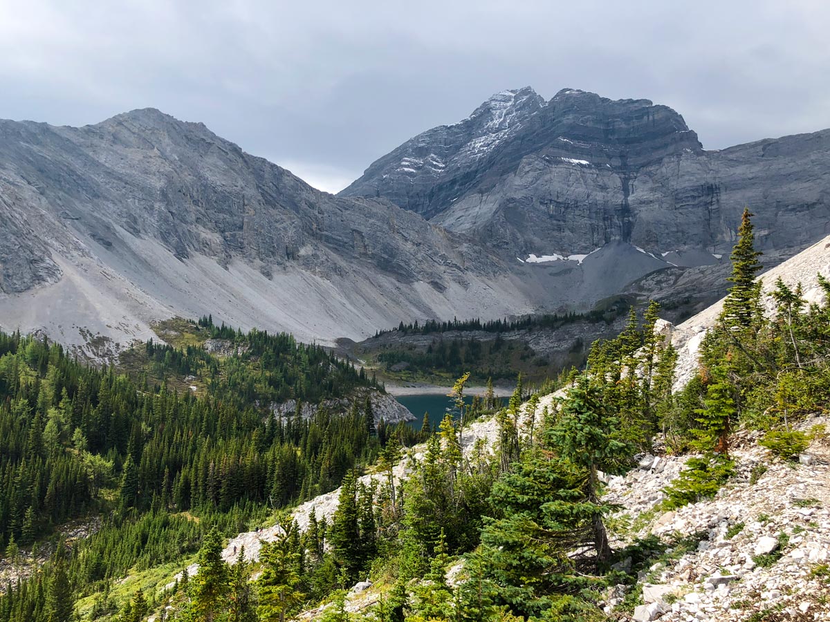 Lower Galatea Lake on the Lillian and Galatea Lakes Hike in Kananaskis, near Canmore