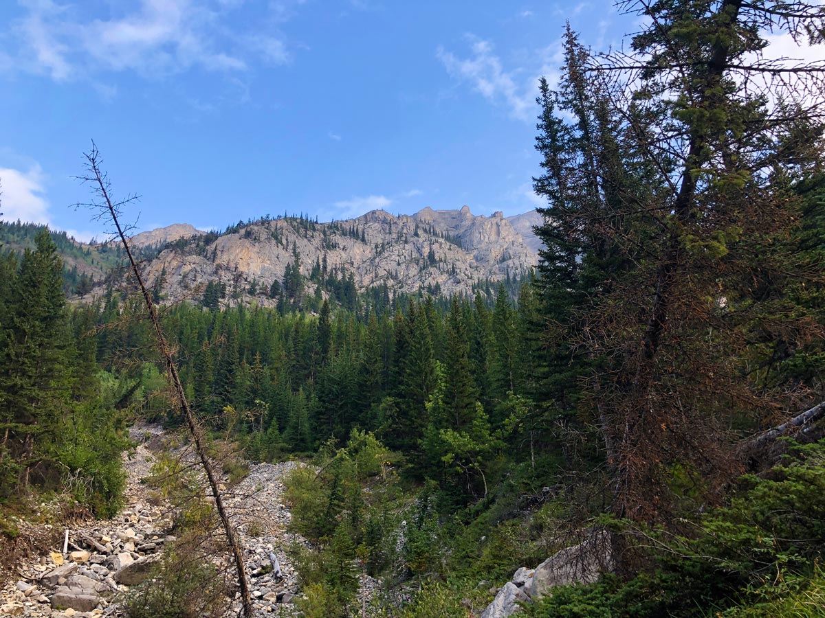 Lillian Lake on the Guinn's Pass Hike in Kananaskis, near Canmore