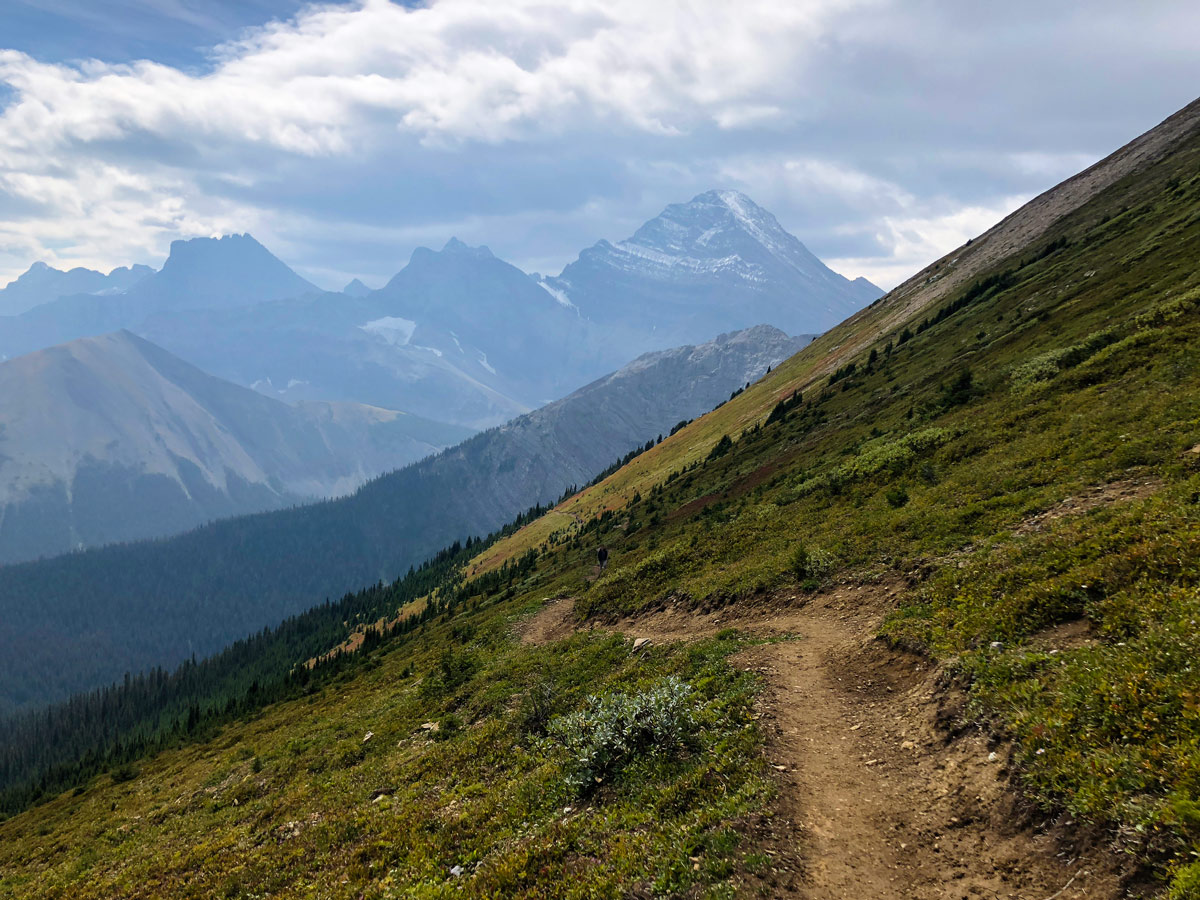 Trail of the Guinn's Pass Hike in Kananaskis, near Canmore