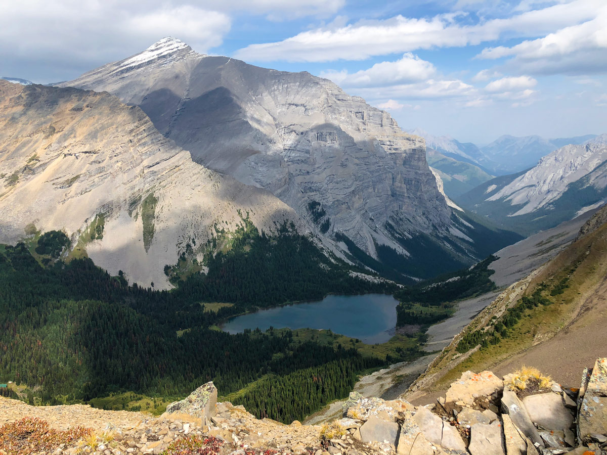 Ribbon Lake view from the Guinn's Pass Hike in Kananaskis, near Canmore