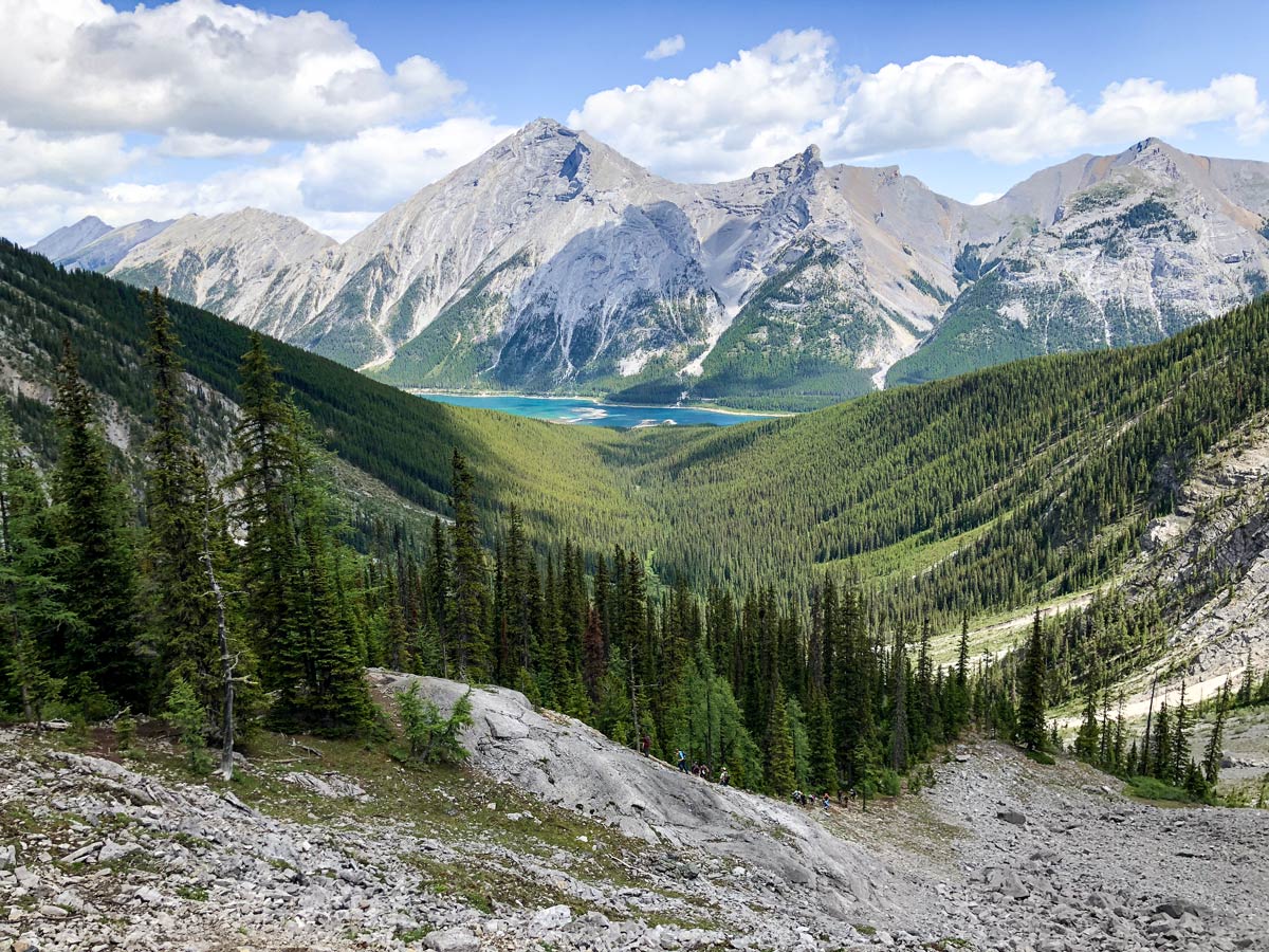 Spray Lakes Reservoir from the Old Goat Glacier Hike near Smith-Dorrien Trail in Kananaskis, near Canmore