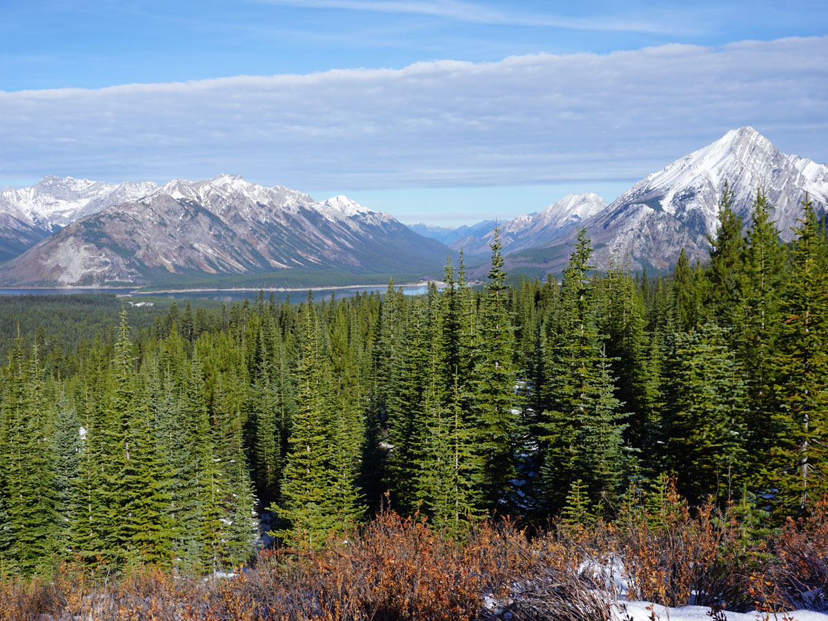 Spray Lake Reservoir from the Rummel Lake Hike near Smith-Dorrien Trail in Kananaskis, near Canmore