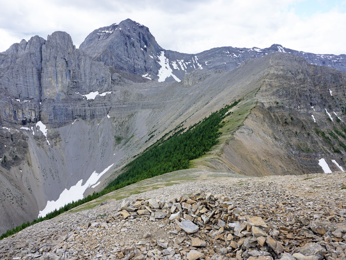 Views from the weather station on the Tent Ridge Horseshoe Hike near Smith-Dorrien Trail in Kananaskis, near Canmore