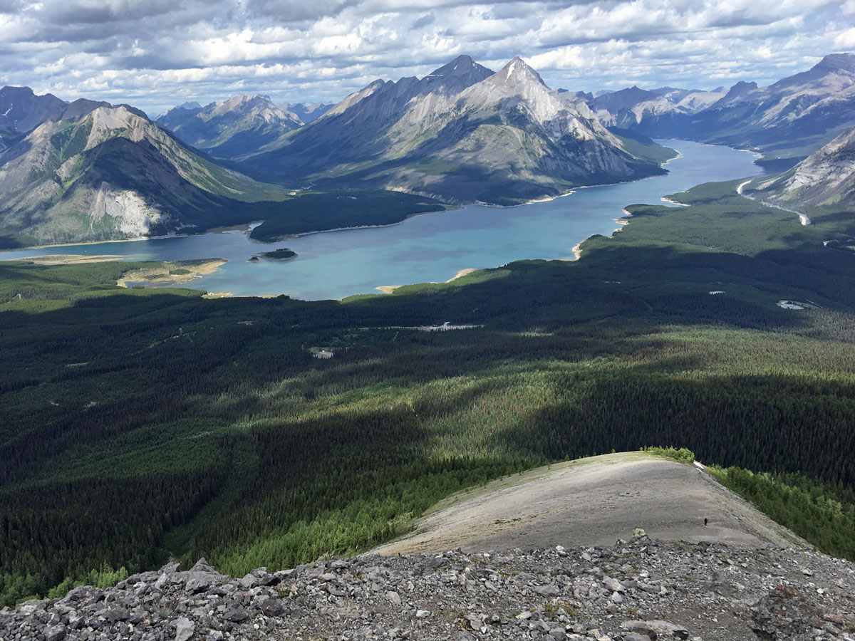 Panorama from the Tent Ridge Horseshoe Hike near Smith-Dorrien Trail in Kananaskis, near Canmore