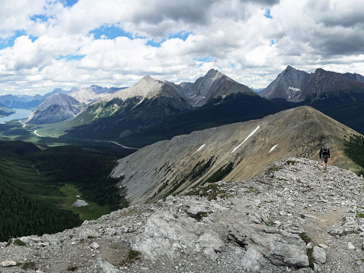 Spray Lakes from the Tent Ridge Horseshoe Hike near Smith-Dorrien Trail in Kananaskis, near Canmore