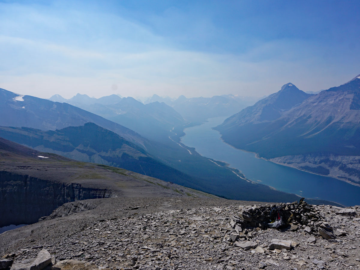 Summit of the Windtower Hike near Smith-Dorrien Trail in Kananaskis, near Canmore