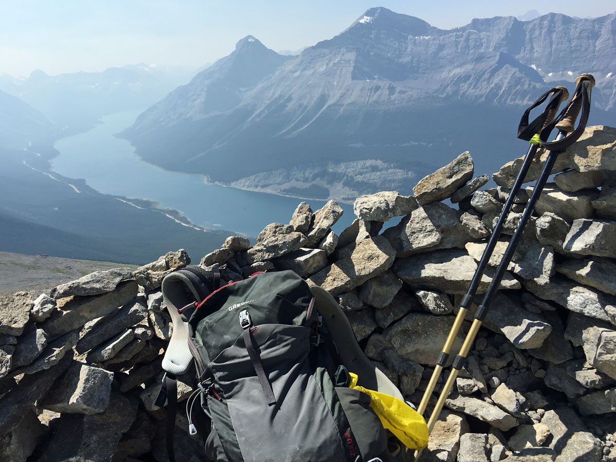 Wind block on the Windtower Hike near Smith-Dorrien Trail in Kananaskis, near Canmore