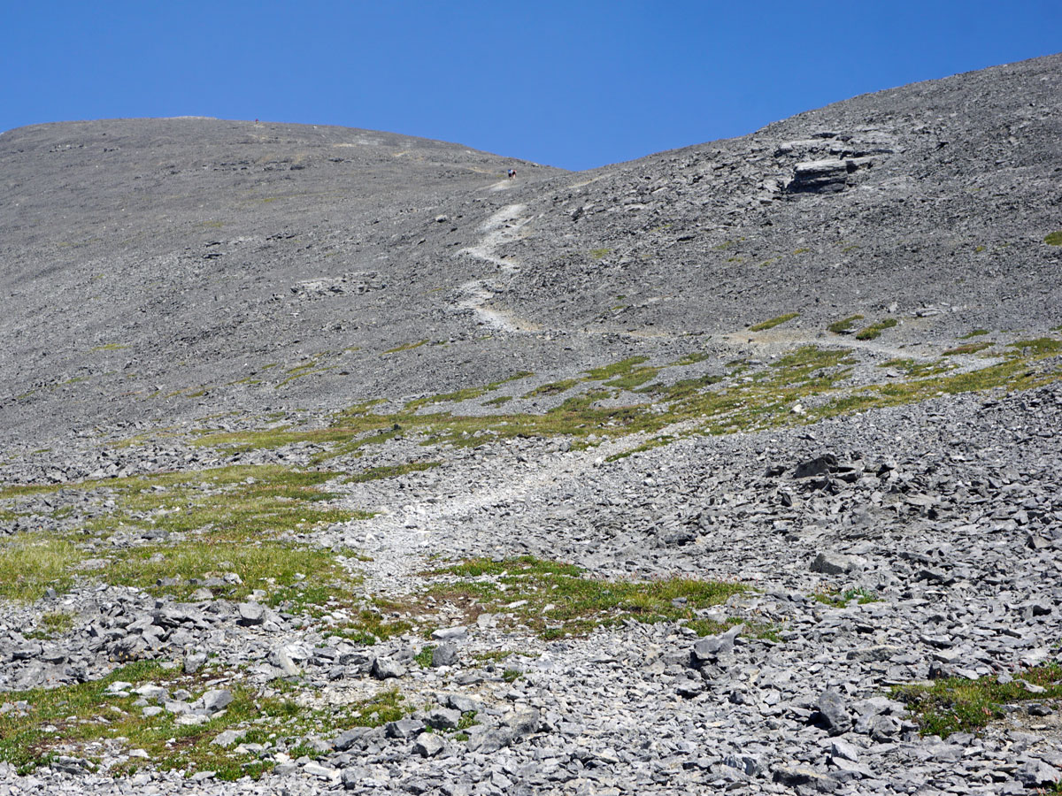 View of the Windtower Hike near Smith-Dorrien Trail in Kananaskis, near Canmore