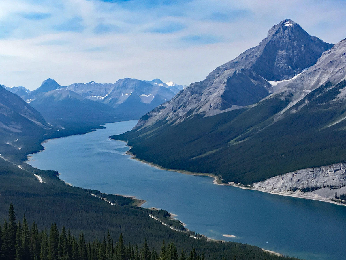 Beautiful views from the Windtower Hike near Smith-Dorrien Trail in Kananaskis, near Canmore